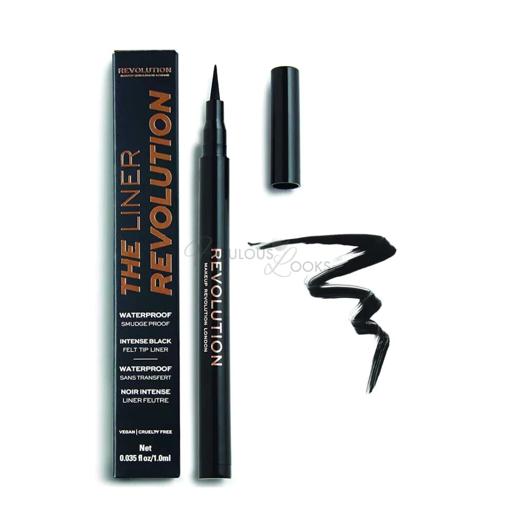 RevolutionTheLinerRevolutionWaterproofSmudgeProofFeltTipEyelinerIntenseBlack_01_fabulouslooksuk